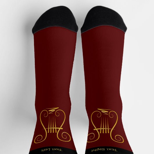 Golden Lyre Socks Socken (Oben)