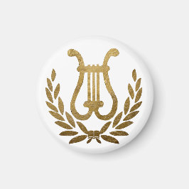 Golden Lyre tote Magnet