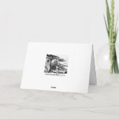 GOLDEN MÄDCHEN Kunst-Karten Feiertagskarte (Rückseite)