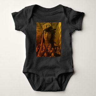 Golden Maghreb Jüdisches tunesisches Djerba Girl F Baby Strampler