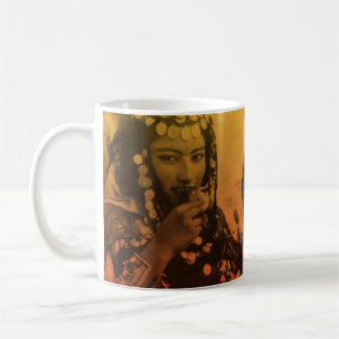 Golden Maghreb Ouled Naïl Berber Girl Female Frau Kaffeetasse