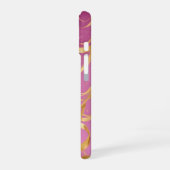 Golden Magic Ribbons Phone Case iPhone 16 Hülle (Linke Seite)