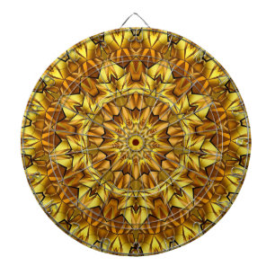Golden Mandala Antique Abstract Design-63495 Dartscheibe