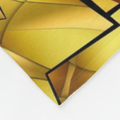 Golden Mandala Antique Abstract Design-63495 Fleecedecke (Ecke)
