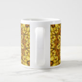 Golden Mandala Antique Abstract Design-63495 Jumbo-Tasse (Rückseite)