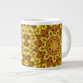 Golden Mandala Antique Abstract Design-63495 Jumbo-Tasse (Vorderseite Rechts)