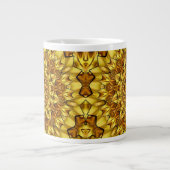 Golden Mandala Antique Abstract Design-63495 Jumbo-Tasse (Vorderseite)