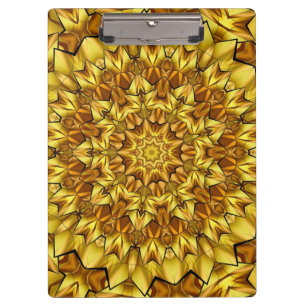 Golden Mandala Antique Abstract Design-63495 Klemmbrett