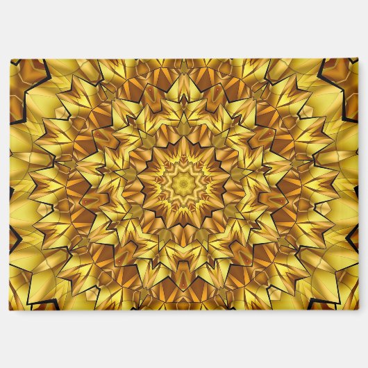 Golden Mandala Antique Abstract Design-63495 Magnet (Vorderseite)