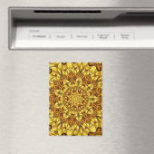 Golden Mandala Antique Abstract Design-63495 Magnet (In Situ (Geschirrspüler))