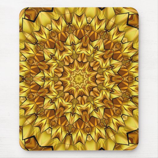 Golden Mandala Antique Abstract Design-63495 Mousepad (Vorne)