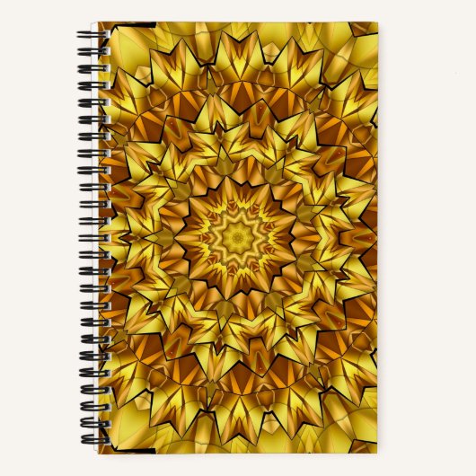 Golden Mandala Antique Abstract Design-63495 Notizblock (Vorderseite)