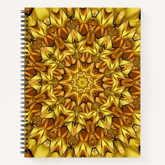 Golden Mandala Antique Abstract Design-63495 Notizblock (Vorderseite)
