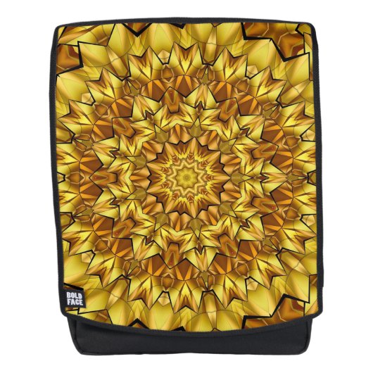 Golden Mandala Antique Abstract Design-63495 Rucksack (Vorderseite)