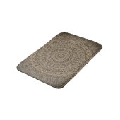 Golden Mandala Badematte (Schrägansicht)