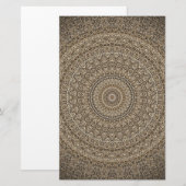 Golden Mandala Briefpapier (Vorne/Hinten)