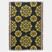 Golden Mandala Design mit symmetrischen Mustern Decke (Vorderseite Vertikal)