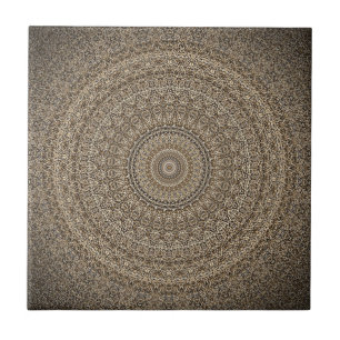 Golden Mandala Fliese
