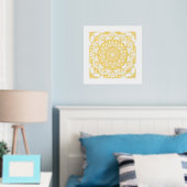 Golden Mandala Foliendrucke (In Situ (Schlafzimmer))