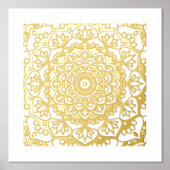 Golden Mandala Foliendrucke (Vorderseite)