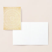 Golden Mandala Folienkarte (Anzeige)