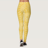 Golden Mandala Geometric Pattern Leggings (Rückseite)