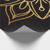 Golden Mandala Geschenkpapier (Ecke)