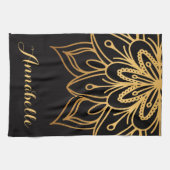 Golden Mandala Geschirrtuch (Horizontal)