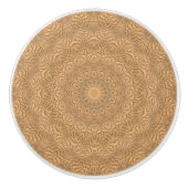 Golden mandala. "Goldener Sand". Keramikknauf (Vorderseite)