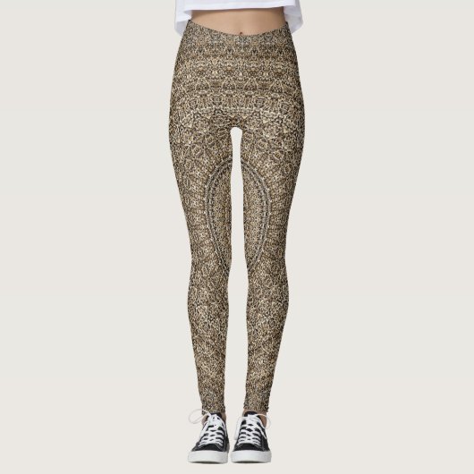 Golden Mandala Leggings (Vorderseite)