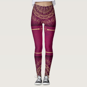 Golden Mandala Leggings