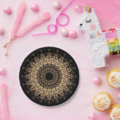 Golden Mandala Pappteller (Party)