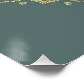 Golden Mandala - Poster (Ecke)