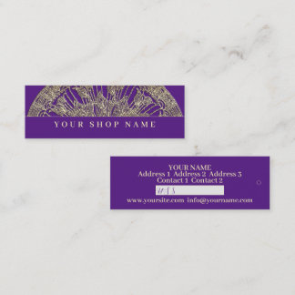 Golden Mandala - Preis-Tag - Visitenkarte