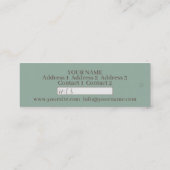 Golden Mandala - Preis-Tag - Visitenkarte (Rückseite)