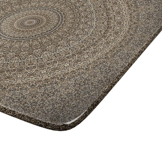 Golden Mandala Schneidebrett (Ecke)