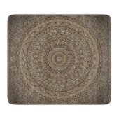 Golden Mandala Schneidebrett (Vorderseite)