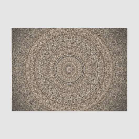 Golden Mandala Seidenpapier (Vorderseite)