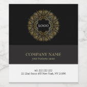 Golden Mandala Weinetikett (Einzelnes Label)