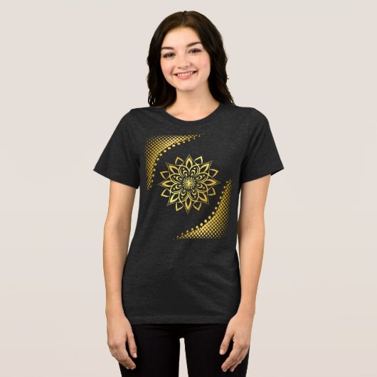 Golden Mandala Women's T - Shirt (Vorderseite voll)