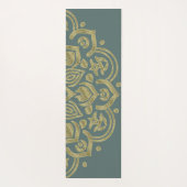 Golden Mandala - Yoga Mat Yogamatte (Rückseite)