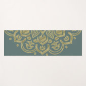 Golden Mandala - Yoga Mat Yogamatte (Vorderseite (Horizontal))