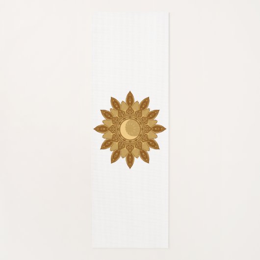 Golden Mandala Yoga Mat Yogamatte (Vorderseite)