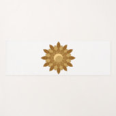 Golden Mandala Yoga Mat Yogamatte (Vorderseite (Horizontal))