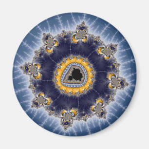 Golden Mandelbrot - Fraktal Magnet