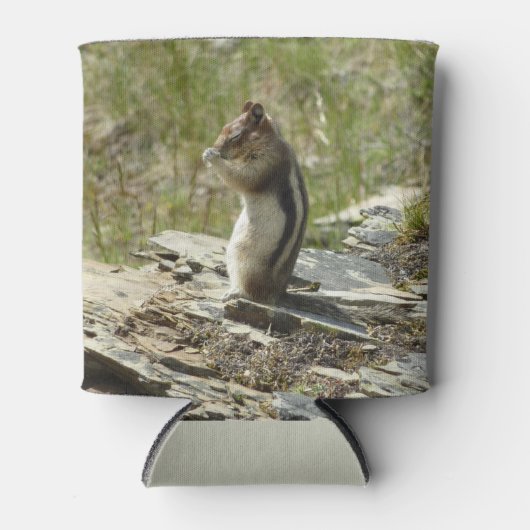 Golden Mantled Ground Eichhörnchen am Glacier I Dosenkühler (Vorderseite)