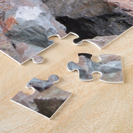 Golden Mantled Ground Eichhörnchen beim Glacier II Puzzle (Seite)