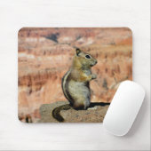 Golden Mantled Ground Squirrel Mousepad (Mit Mouse)