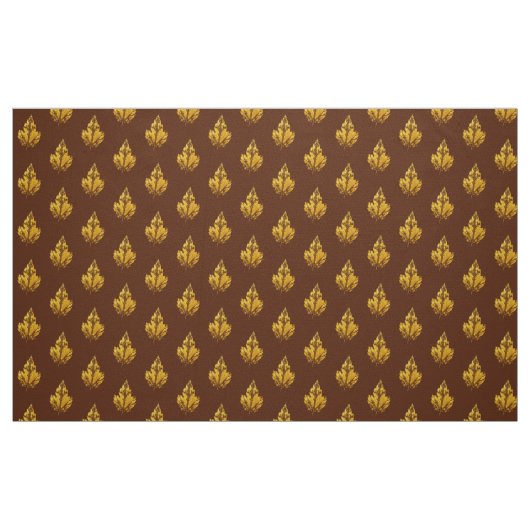 Golden Maple Leaf Stoff (Fat Quarter (45,7 x 55,9 cm))