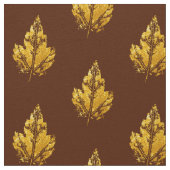 Golden Maple Leaf Stoff (Nahaufnahme)